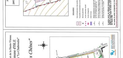 Terrain à Isle en Haute-Vienne (87) de 639 m² à vendre au prix de 77500€ - 2