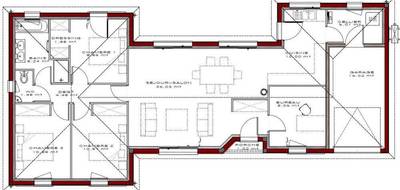 Terrain et maison à Nogaro en Gers (32) de 105 m² à vendre au prix de 223900€ - 1
