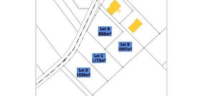 Terrain à Champigny en Rochereau en Vienne (86) de 1173 m² à vendre au prix de 22900€ - 2