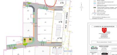 Terrain à Bindernheim en Bas-Rhin (67) de 579 m² à vendre au prix de 98430€ - 2
