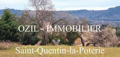 Terrain à Saint-Quentin-la-Poterie en Gard (30) de 0 m² à vendre au prix de 190000€ - 1