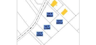 Terrain à Champigny en Rochereau en Vienne (86) de 892 m² à vendre au prix de 20900€ - 3