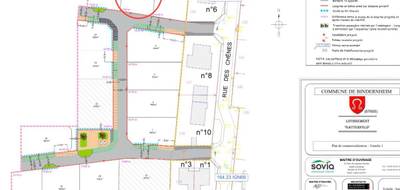 Terrain à Bindernheim en Bas-Rhin (67) de 0 m² à vendre au prix de 92140€ - 2