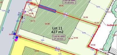Terrain à Nivillac en Morbihan (56) de 427 m² à vendre au prix de 69000€ - 3