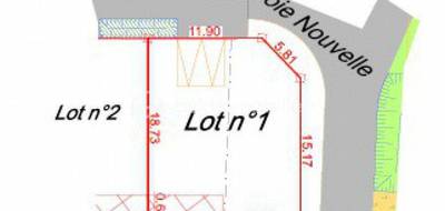 Terrain à Vouneuil-sous-Biard en Vienne (86) de 301 m² à vendre au prix de 55000€ - 3