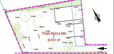 Terrain à Sergy en Ain (01) de 741 m² à vendre au prix de 349000€ - 2