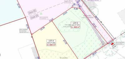 Terrain à Angers en Maine-et-Loire (49) de 488 m² à vendre au prix de 99500€ - 2