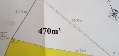 Terrain à Sorgues en Vaucluse (84) de 470 m² à vendre au prix de 115000€ - 1