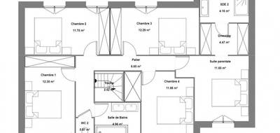 Terrain et maison à Saint-Mesmes en Seine-et-Marne (77) de 371 m² à vendre au prix de 548650€ - 4