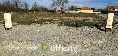 Terrain à Corcoué-sur-Logne en Loire-Atlantique (44) de 400 m² à vendre au prix de 66000€ - 1