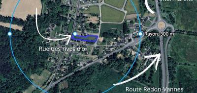 Terrain à Rieux en Morbihan (56) de 1100 m² à vendre au prix de 49000€ - 3