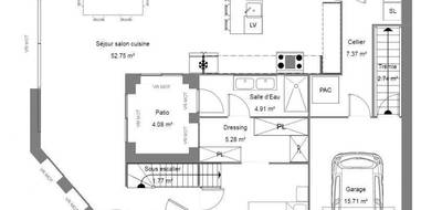 Terrain et maison à Saint-Jean-les-Deux-Jumeaux en Seine-et-Marne (77) de 1298 m² à vendre au prix de 428209€ - 4