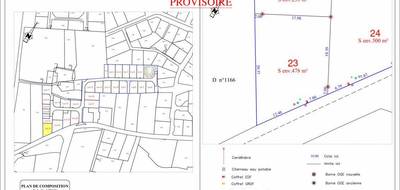 Terrain à Parigné-l'Évêque en Sarthe (72) de 478 m² à vendre au prix de 48500€ - 1