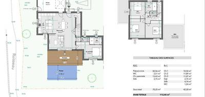 Terrain à Clapiers en Hérault (34) de 327 m² à vendre au prix de 251500€ - 3