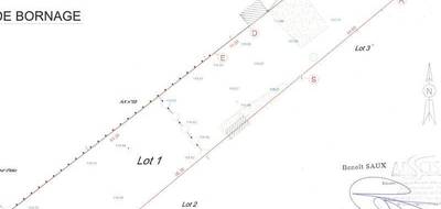 Terrain à Saint-Julien-l'Ars en Vienne (86) de 3386 m² à vendre au prix de 74900€ - 3