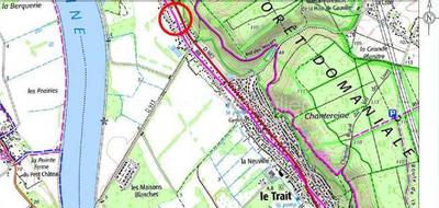 Terrain à Rives-en-Seine en Seine-Maritime (76) de 1300 m² à vendre au prix de 53000€ - 1