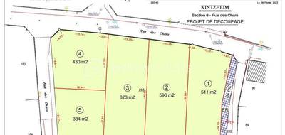 Terrain à Kintzheim en Bas-Rhin (67) de 384 m² à vendre au prix de 121500€ - 3