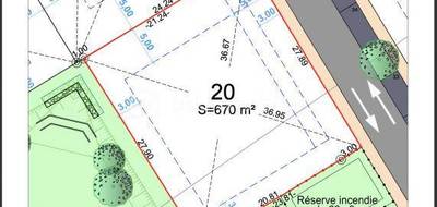 Terrain à Montbeton en Tarn-et-Garonne (82) de 670 m² à vendre au prix de 82000€ - 1