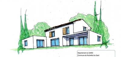 Terrain à Rochefort-du-Gard en Gard (30) de 407 m² à vendre au prix de 133000€ - 4