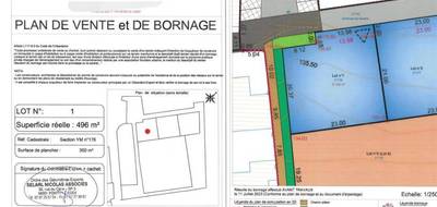 Terrain à Quistinic en Morbihan (56) de 496 m² à vendre au prix de 46900€ - 1