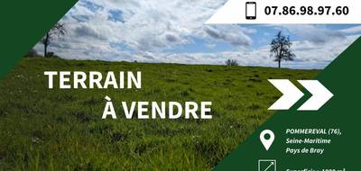 Terrain à Saint-Saëns en Seine-Maritime (76) de 1000 m² à vendre au prix de 37700€ - 2