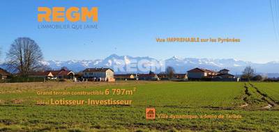 Terrain à Bordères-sur-l'Échez en Hautes-Pyrénées (65) de 6797 m² à vendre au prix de 262500€ - 1