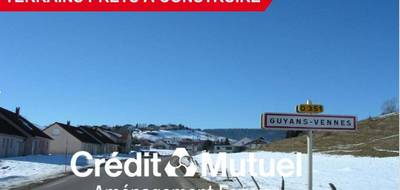 Terrain à Guyans-Vennes en Doubs (25) de 800 m² à vendre au prix de 94000€ - 1
