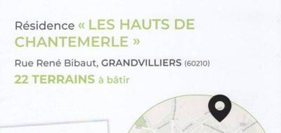 Terrain à Grandvilliers en Oise (60) de 510 m² à vendre au prix de 44100€ - 2