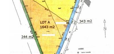 Terrain à Mesnils-sur-Iton en Eure (27) de 1643 m² à vendre au prix de 34000€ - 2