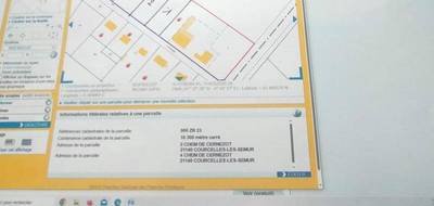 Terrain à Courcelles-lès-Semur en Côte-d'Or (21) de 1571 m² à vendre au prix de 35000€ - 1