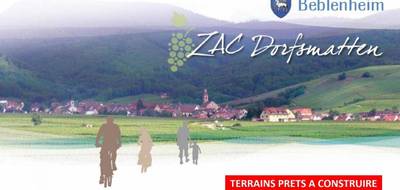 Terrain à Beblenheim en Haut-Rhin (68) de 392 m² à vendre au prix de 114000€ - 1