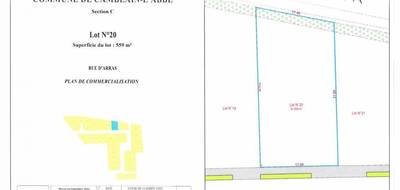 Terrain à Camblain-l'Abbé en Pas-de-Calais (62) de 559 m² à vendre au prix de 58000€ - 1