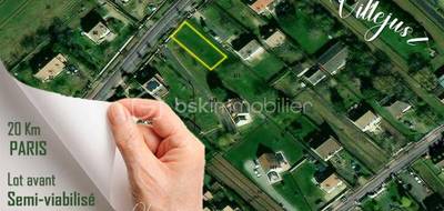 Terrain à Villejust en Essonne (91) de 337 m² à vendre au prix de 180000€ - 2