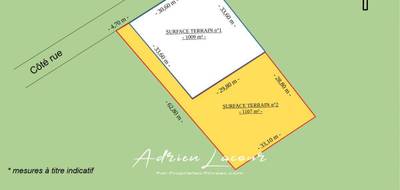 Terrain à Pruniers-en-Sologne en Loir-et-Cher (41) de 1009 m² à vendre au prix de 32990€ - 3