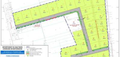 Terrain à Bantzenheim en Haut-Rhin (68) de 530 m² à vendre au prix de 115300€ - 2