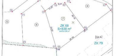 Terrain à Crécy-en-Ponthieu en Somme (80) de 838 m² à vendre au prix de 38900€ - 1