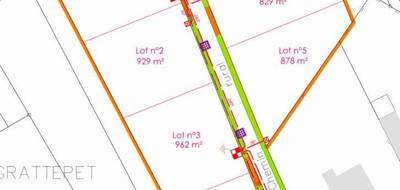 Terrain à Souligny en Aube (10) de 878 m² à vendre au prix de 78090€ - 3