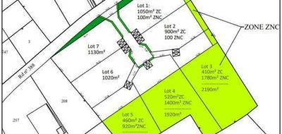 Terrain à Savigny en Manche (50) de 1911 m² à vendre au prix de 38600€ - 2