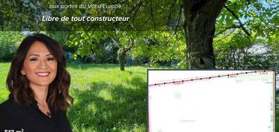 Terrain à Chalifert en Seine-et-Marne (77) de 513 m² à vendre au prix de 335000€ - 1