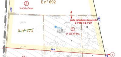 Terrain à Châtillon-la-Palud en Ain (01) de 450 m² à vendre au prix de 102000€ - 1