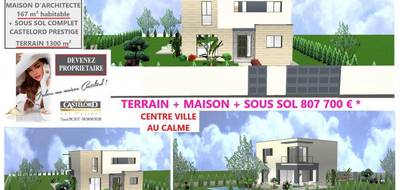 Terrain et maison à Coupvray en Seine-et-Marne (77) de 1350 m² à vendre au prix de 807700€ - 1