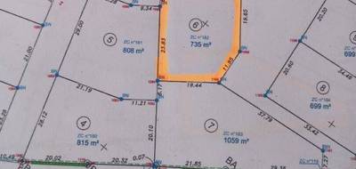 Terrain à Saint-Jean-Froidmentel en Loir-et-Cher (41) de 735 m² à vendre au prix de 25305€ - 3