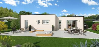 Terrain et maison à Lampaul-Guimiliau en Finistère (29) de 80 m² à vendre au prix de 172000€ - 2