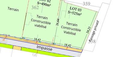 Terrain à Sin-le-Noble en Nord (59) de 525 m² à vendre au prix de 86500€ - 4