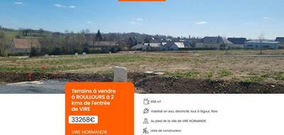 Terrain à Vire Normandie en Calvados (14) de 658 m² à vendre au prix de 33268€ - 1