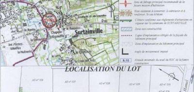 Terrain à Surtainville en Manche (50) de 471 m² à vendre au prix de 53000€ - 3