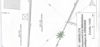 Terrain à Entrelacs en Savoie (73) de 1891 m² à vendre au prix de 219000€ - 2