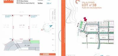 Terrain à Guînes en Pas-de-Calais (62) de 453 m² à vendre au prix de 55500€ - 2