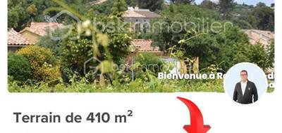 Terrain à Rochefort-du-Gard en Gard (30) de 410 m² à vendre au prix de 133000€ - 1