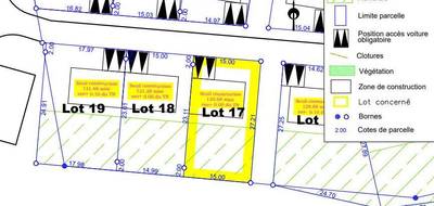 Terrain à Vibraye en Sarthe (72) de 407 m² à vendre au prix de 17000€ - 2